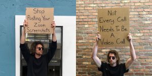 This Dude Keeps Protesting Annoying Everyday Things With Funny Signs
