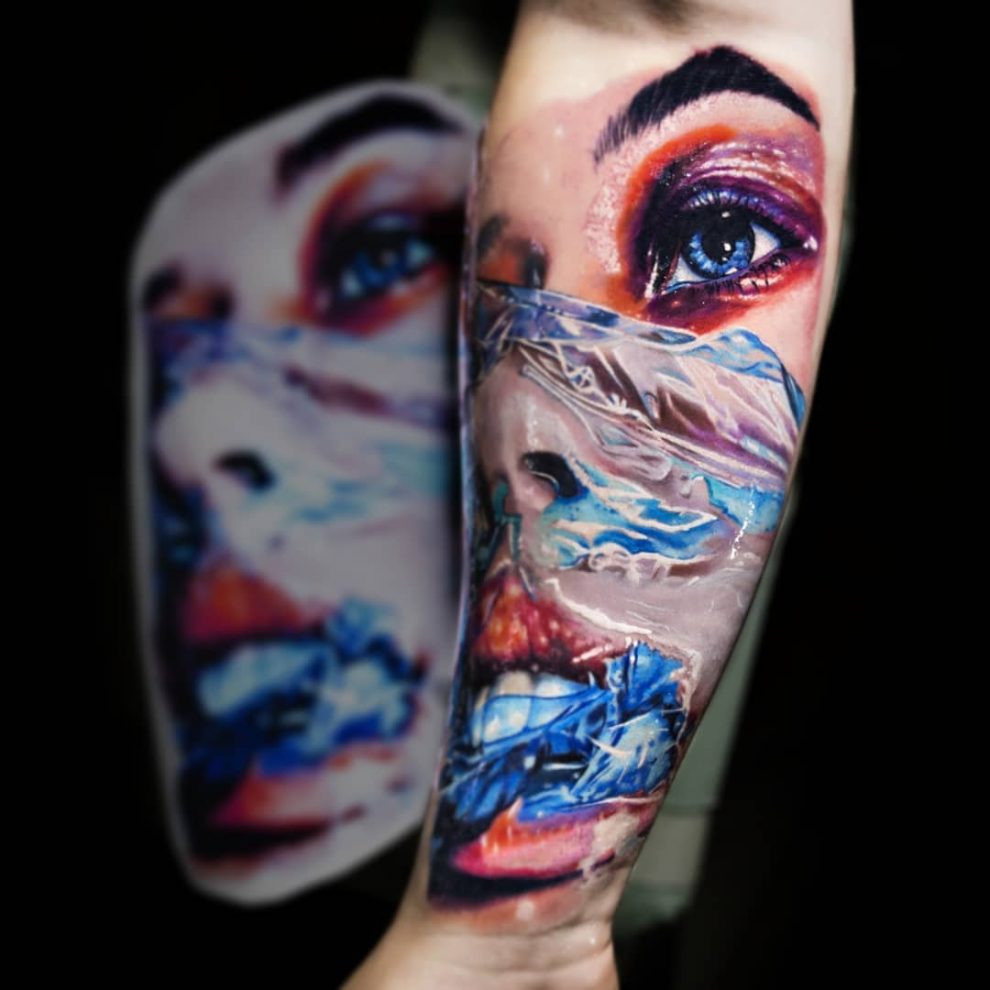 The Incredible Photo-Realistic Portrait Tattoos of Oleg Shepelenko ...