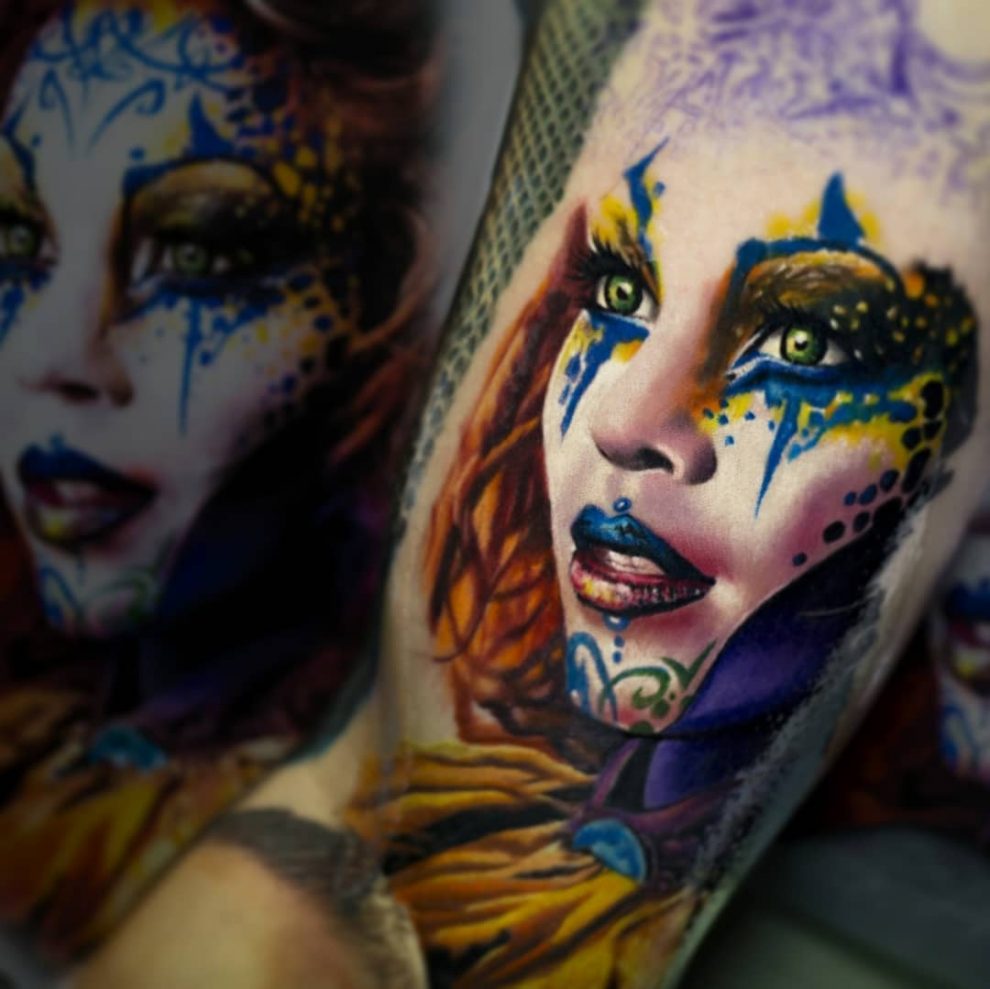 The Incredible Photo-Realistic Portrait Tattoos of Oleg Shepelenko ...