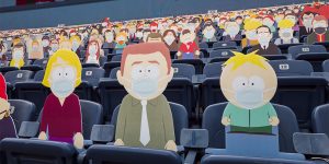 1,800 South Park Cut-Outs Spread Across Five Sections at Broncos Game During the COVID-19 Pandemic