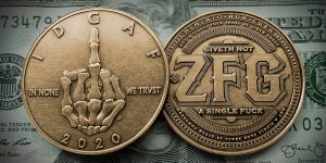 I Don't Give a Fuck Reminder Coin & No Fucks Coins: Badass Coins to Remind Yourself to Keep Calm and Not Give a Fuck