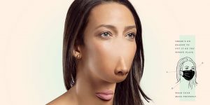 There's No Reason to Put It on The Wrong Place. Wear Your Mask Properly.