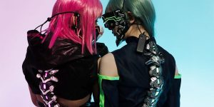 Japanese Artist Crafts Awesome Cyberpunk Demon Masks