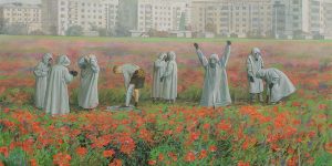 Russian Artist Maria Safronova Paints Anxiety and Uncertainty within Ordered Lives