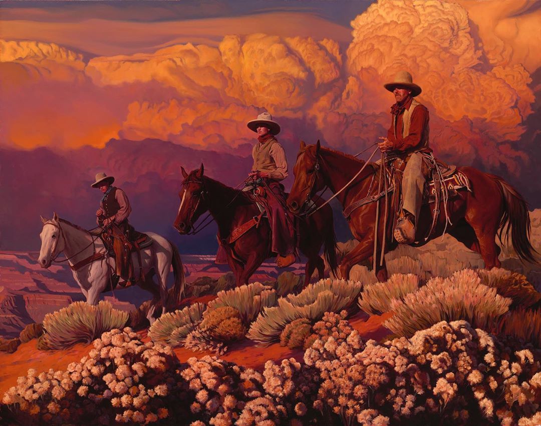 Cowboys And Indians Incredible Western Paintings By Mark Maggiori