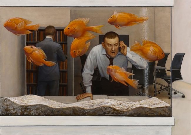 Russian Artist Maria Safronova Paints Anxiety and Uncertainty within ...
