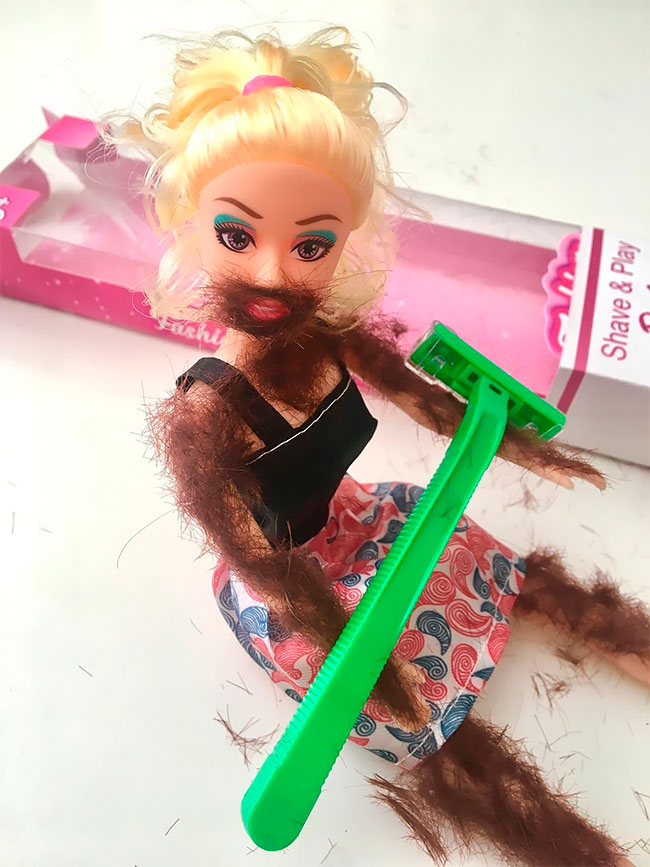 Meet The Original Shave and Play Barbie The Weird and Funny Pandemic 2020 Present Design You Trust Design Daily Since 2007