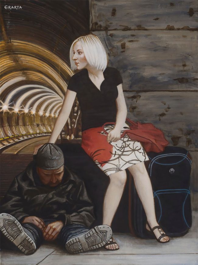 Russian Artist Maria Safronova Paints Anxiety and Uncertainty within ...