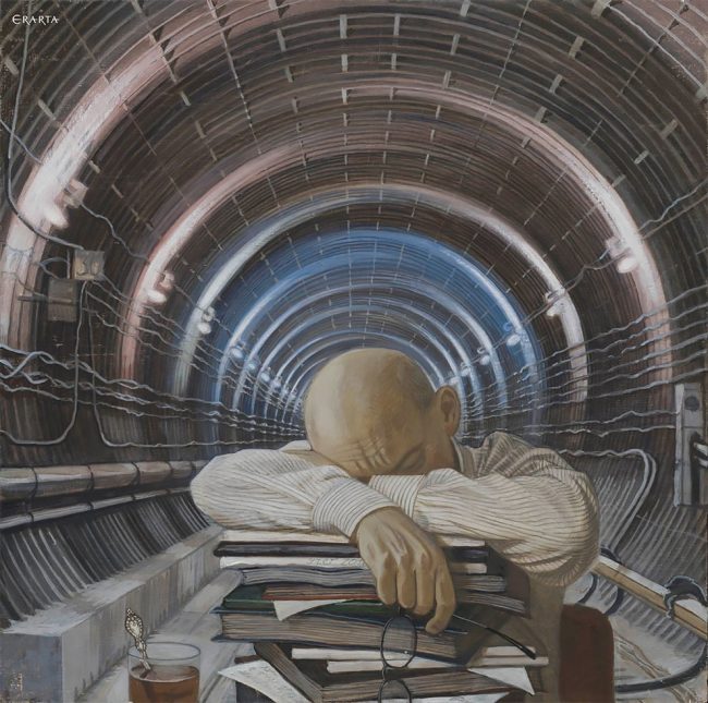 Russian Artist Maria Safronova Paints Anxiety and Uncertainty within ...