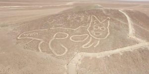Huge Cat Etched Into Peruvian Hillside Believed to Be Over 2,000 Years Old