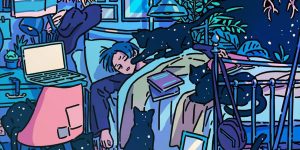 Japanese Artist’s Illustrations Dare You to Find Fantasy in Ordinary Tokyo Apartments