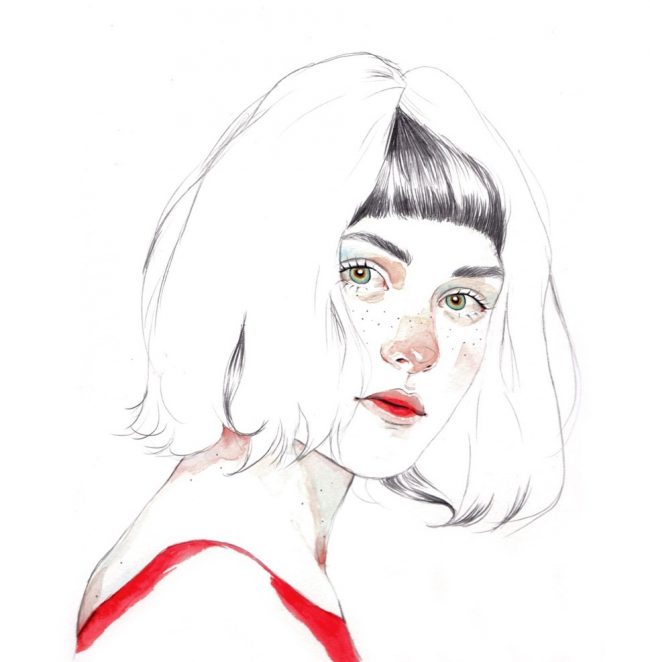 Artist Creates Sensual Portraits Characterised By The Female Presence ...