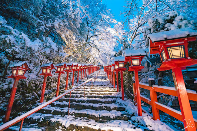 Japanese Photographer Captures Mystical Shrines Covered in Snow ...