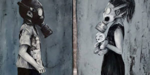 Ukrainian Artist Created A Series Of Paintings About Chernobyl, Where She Works