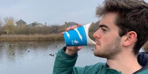 Butterfly Cup: The Highly Innovative All-In-One Disposable Hot and Cold Drinks Cup that Eliminates Plastic Lids & Straws