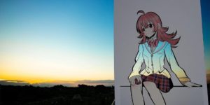 Japanese Artist Colors Anime-Inspired Paper Cutouts With Real-World Environments