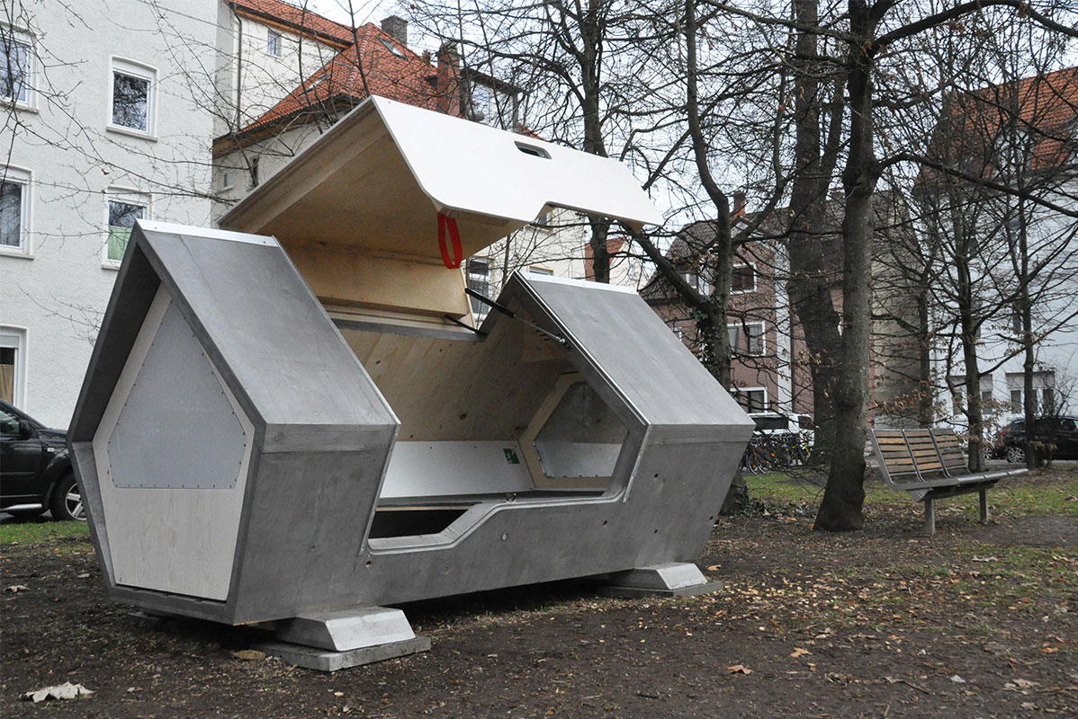 “Ulm Nest”: Sleep Capsules Are Designed to Protect Ulm Homeless People ...