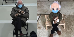 Artist Created a Crochet Bernie Sanders Doll and It Is the Cutest Thing Ever
