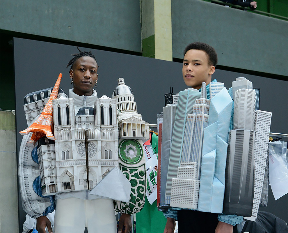 Fashion Designer Creates Paris Landmark and Skyscraper Puffer Jackets for Louis Vuitton - Vimarsana News