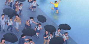 Inspired by Propaganda Posters, Xinmei Liu Challenges the Norm in Model Citizen Guidelines