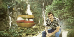 Tom Selleck Photoshopped Into Waterfall Scenes With a Sandwich