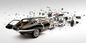 Disintegrating: Photographer Fabian Oefner Slices Up a Classic Sports Cars for Art