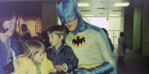 Candid Photographs of Superheroes Posing With Their Young Fans at Malls in the 1970s and 1980s