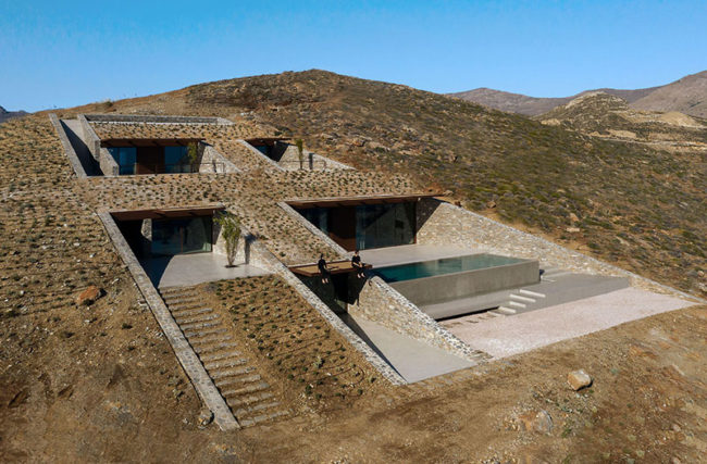 House Built Into Cliff N Caved By Mold Architects 4
