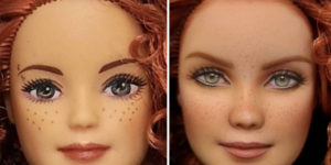 Artist Repaints Dolls In A More Realistic Way