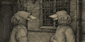 Gospel of the Dog: Russian Ophthalmologist Creates Dark Sci-Fi & Fantasy Pencil Illustrations