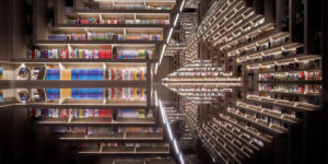 An Optical Illusion Bookstore in China