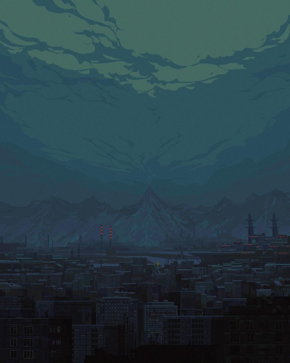 The Incredible Atmospheric Pixel Artworks by The Russian Artist Eugenia ...