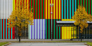 The Power of Design: Michael Nguyen Photographs Munich's Most Colorful Shopping Center Facade