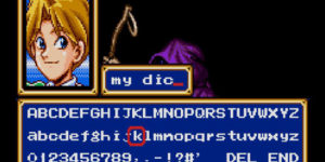 When Retro RPG Lets You Name The Main Character…