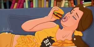 Artist Shares Her Journey Of Expecting A Baby By Drawing Disney Princesses Going Through Pregnancy