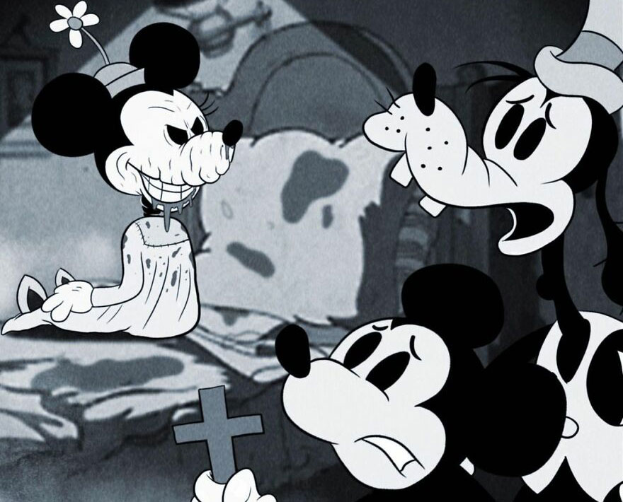 Artist Places Iconic Horror Characters Into Classic Disney's Mickey Mouse  Cartoons » Design You Trust