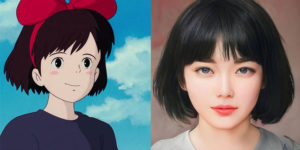 Person Uses Artificial Intelligence To Make Anime And Cartoon Characters Look More Realistic