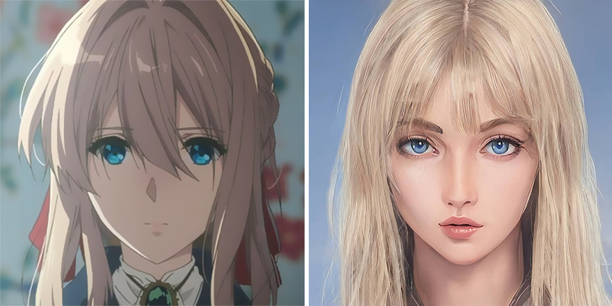 AI Makes Possible Real-Life Versions of Anime & Manga Characters