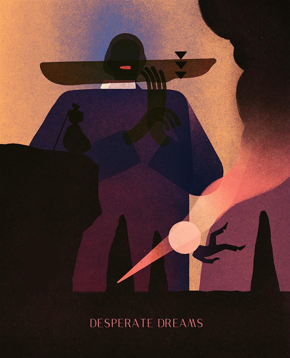 “Desperate Dreams” Awesome RetroStyled Illustrations by Karolis