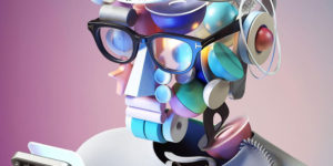 Self-Portraits 2050: Stunning 3D Series by Omar Aqil