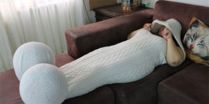 So You Can Now Buy a Crochet Penis Blanket…