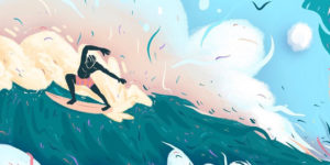Aloha from Hawaii: Sunny Surfing Paintings by Jack Soren