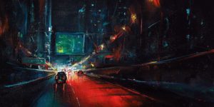 Days of Thunder: Atmospheric Cityscape Oil Paintings by Bozhena Fuchs