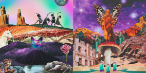 The Society of Fatigue: The Spiritual & Psychedelic Collages by Anarkoiris