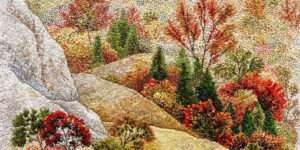 These Embroidered Landscapes by Katrin Vates are Beautiful