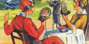 The Futuristic World as Envisioned by Echte Wagner Advertising Cards, 1930
