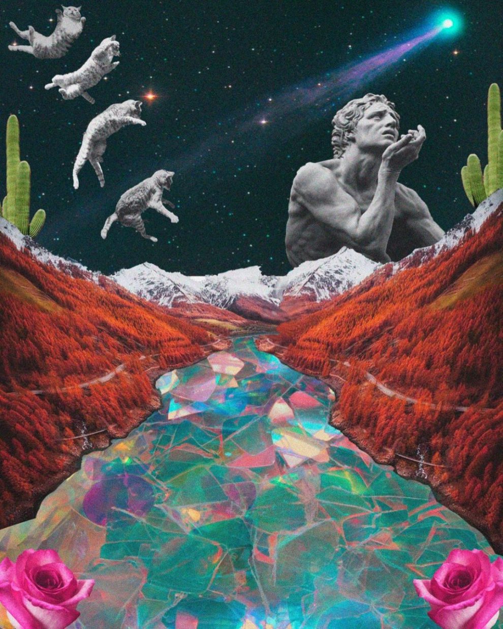 “The Society of Fatigue”: The Spiritual & Psychedelic Collages by ...