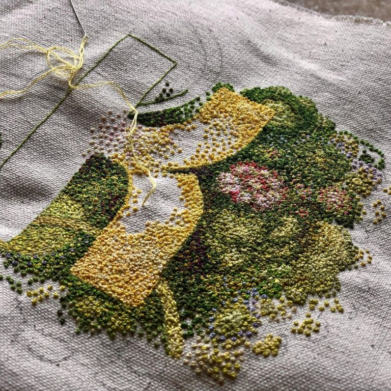 These Embroidered Landscapes by Katrin Vates are Beautiful » Design You