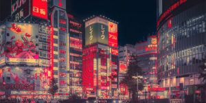 Dream World: Revisiting the Surreal Urban Landscapes of Japan by Anthony Presley