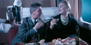 Breakfast in Bed: Extraordinary Color Photographs Revealed the First Class of Air France in the 1950s